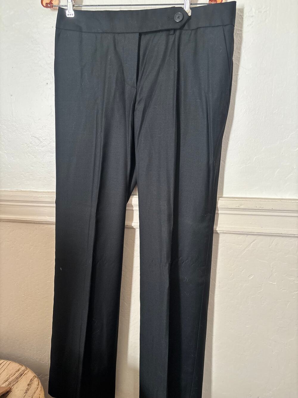 J.Crew Favorite Fit Wool Dress Pants Women’s Size 6 Black Trouser